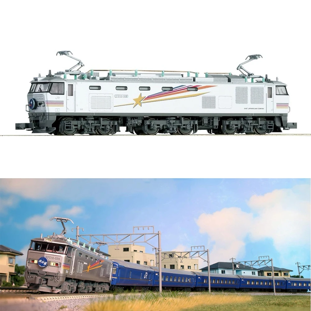 KATO N 1/160 Train Model EF510 500 Cassiopeia Color 3065-2 Electric Locomotive Rail Car Toy