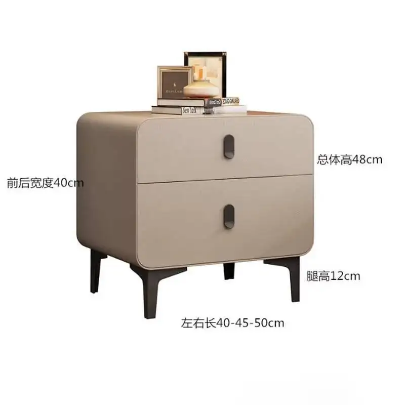 Drawers Noche Night Table Bedroom Aesthetic Luxury Nightstands Cheap Unique Mesitas De Minimalist Home Furniture Modern