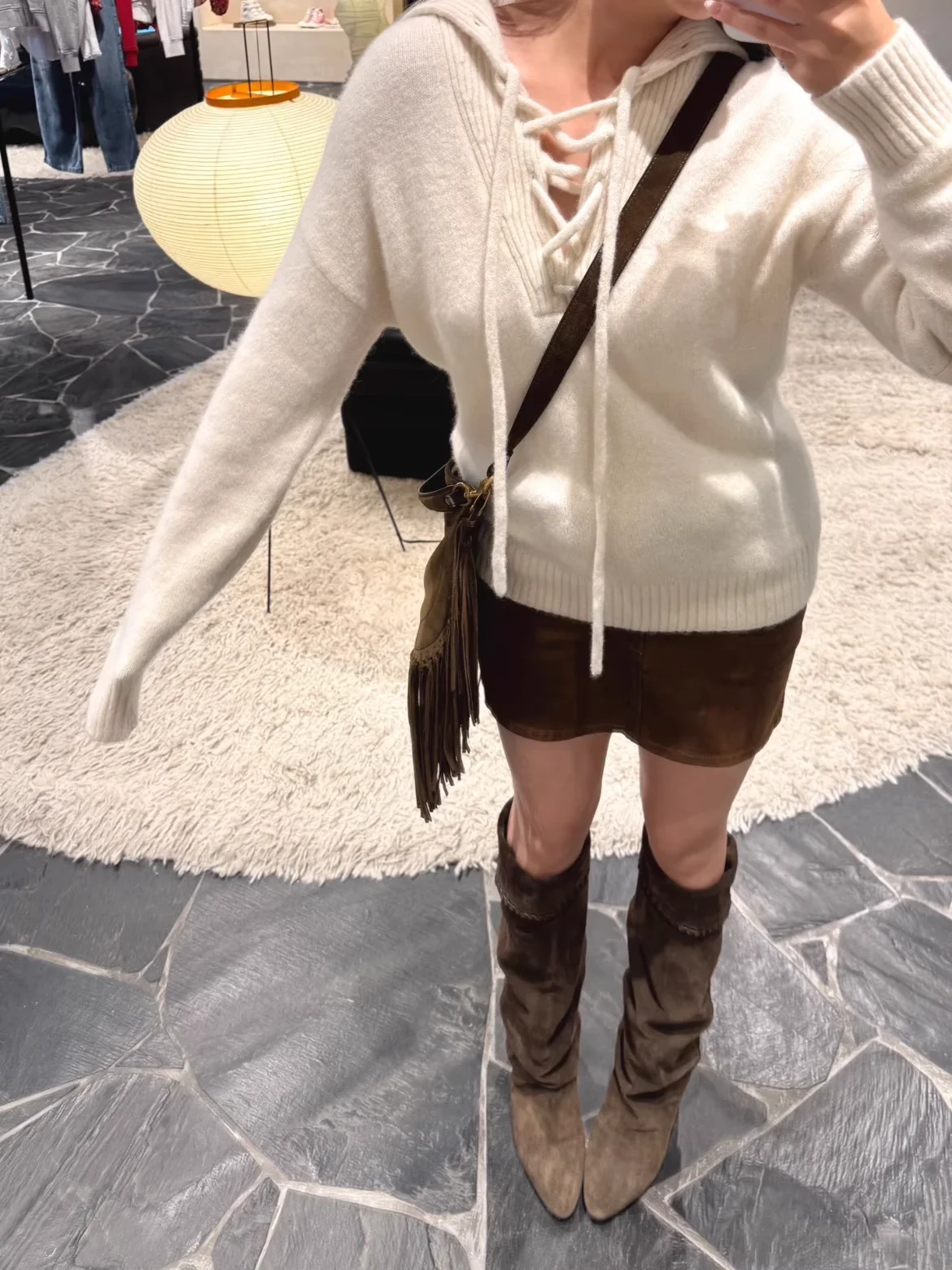 

Мягкая шерстяная трикотажная куртка с завязками Long Sve с отложным воротником, женская одежда стандартного кроя, осенне-зимняя модная женская одежда...