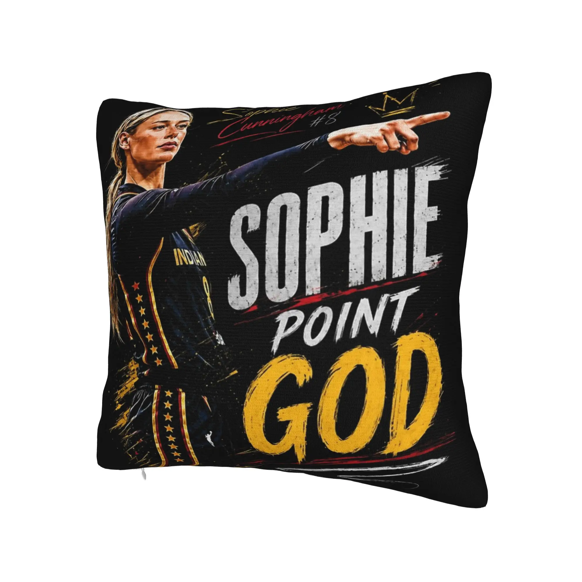 Sophie Cunningham Point Good Meme  Pillow Cover Merch Printing Cushion Cover Decorations  Pillow Case Cover Home Multi Size