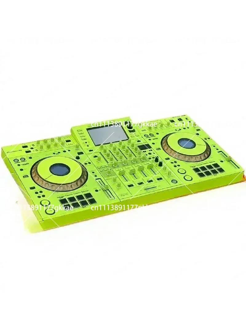 DJ Controller Integrated Mixer Machine with PC Shell and Green Accent Stickers