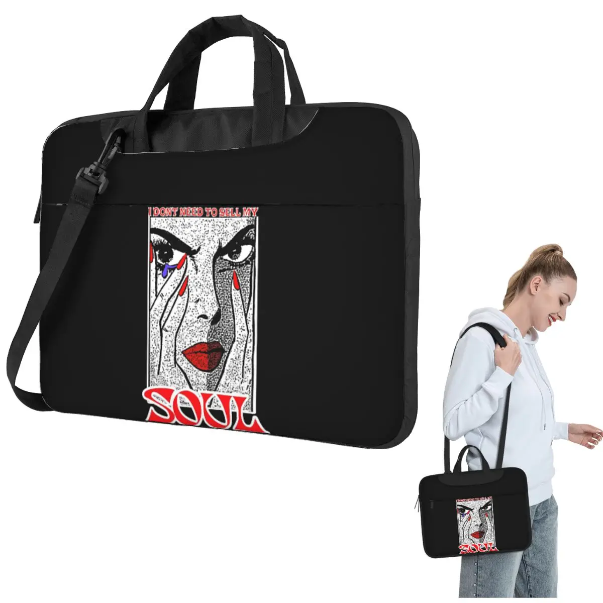 

Я не нужно продавать моей души, сумка для ноутбука через плечо, сумка для компьютера, устойчивая защитная сумка для ноутбука для Macbook Pro