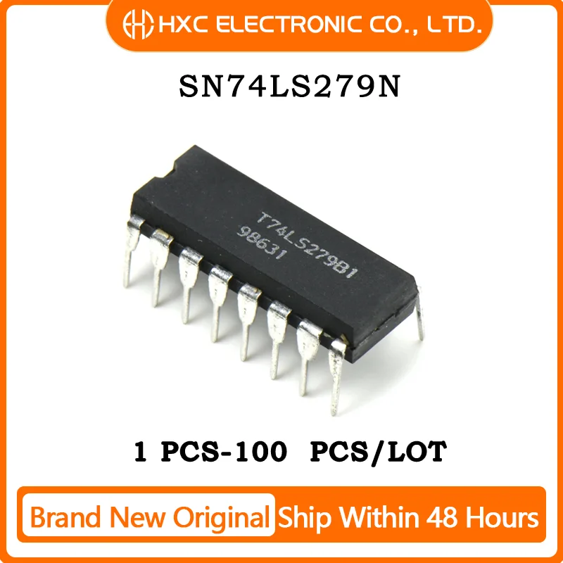 5PCS/10PCS /50PCS/100PCS SN74LS279N 74LS279N HD74LS279P HD74LS279 SN74LS279AN DIP-16 NEW