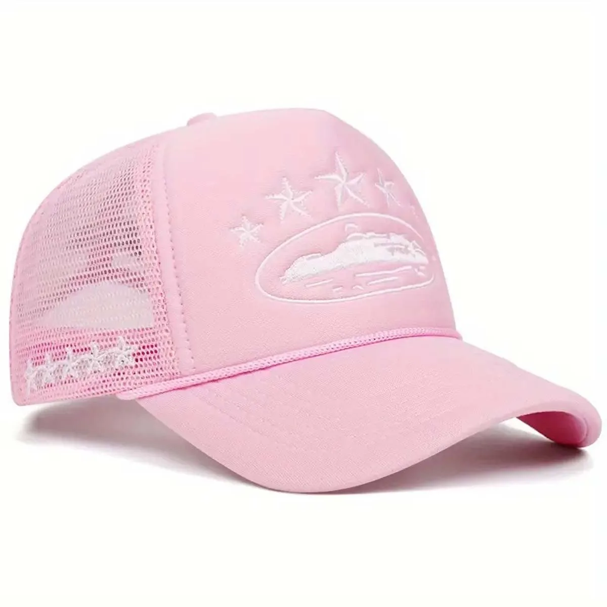 Unisex Männer Frauen Kappe Pentagramm Stickerei Baseball Netzkappen Frühling Sommer Outdoor Verstellbare Freizeithüte Sonnenschutzhut CJCYMZ103 – Detail 2