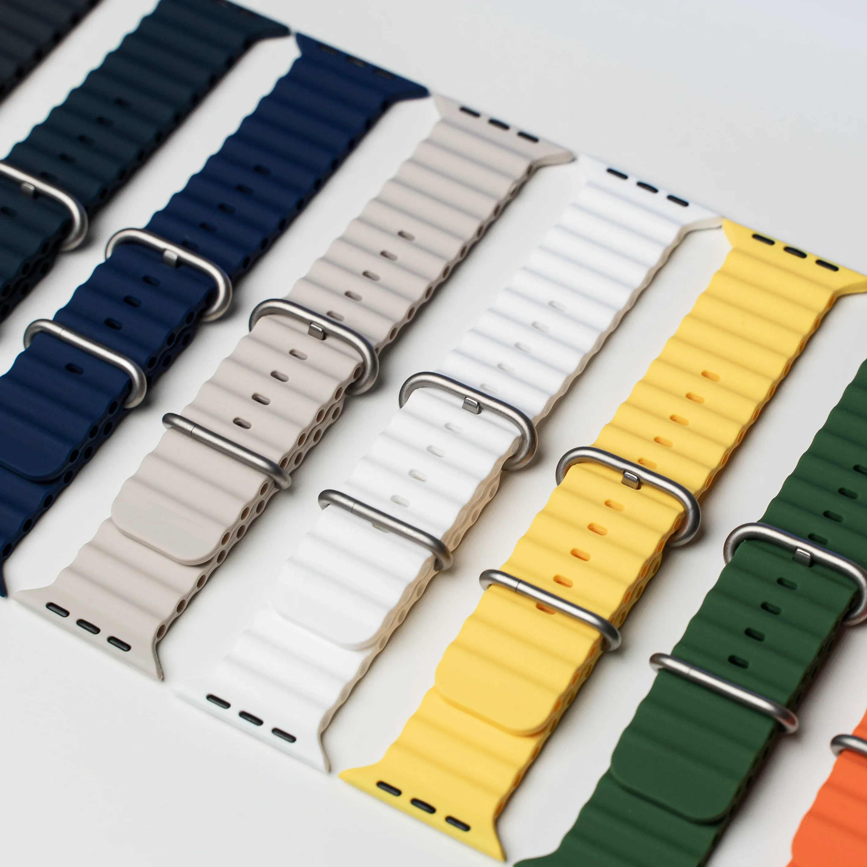 

Ocean Silicone Strap For Apple Watch S10 46mm Ultra 2 49mm iWatch 9876 Bracelet correa apple watch band 44mm 40mm 45mm 41mm 42