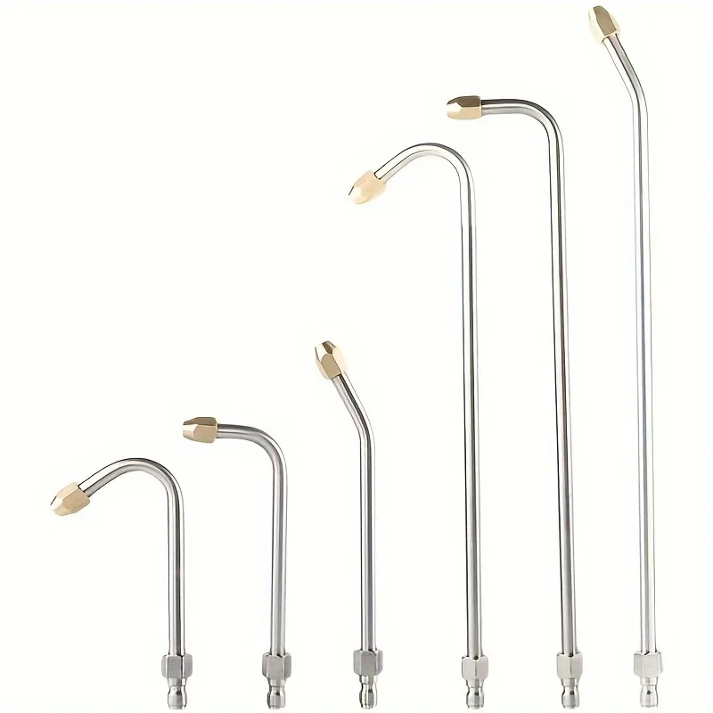 25 °   & 90 °   فوهة مسدس المياه ذات الضغط العالي بزاوية - أداة رش على شكل حرف V لغسيل السيارات وغسالة الضغط العالمية