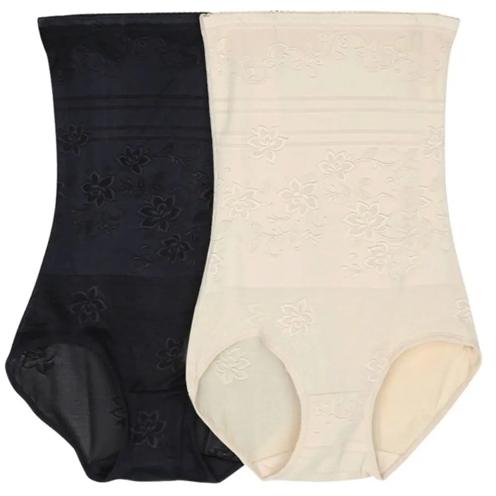 Vita alta Dopo il Parto Shaper Del Corpo Maglia Fiore Shapewear Butt Lifter Slip Vita Trainer Pancia Contrazione Mutandine Senza Soluzione di Continuità