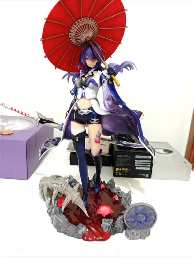 36cm Honkai: Star Rail Acheron Anime Figure Pvc Action Figures Game Statue Collection Desktop Decorate Model Doll Toy Kids Gifts