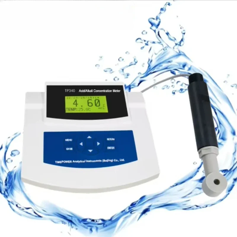 

Precision digital TP340 acid-base concentration meter laboratory analytical instrument electromagnetic induction electrode