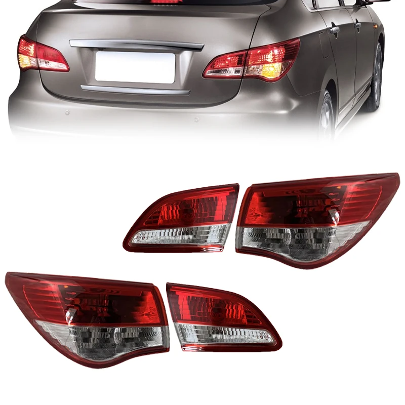 

Rear Tail Ligh Brake Lamp Turn Signal For Nissan Sylphy 2009-2011 Driving Light Car Taillight Lamp Housing Without Bulb