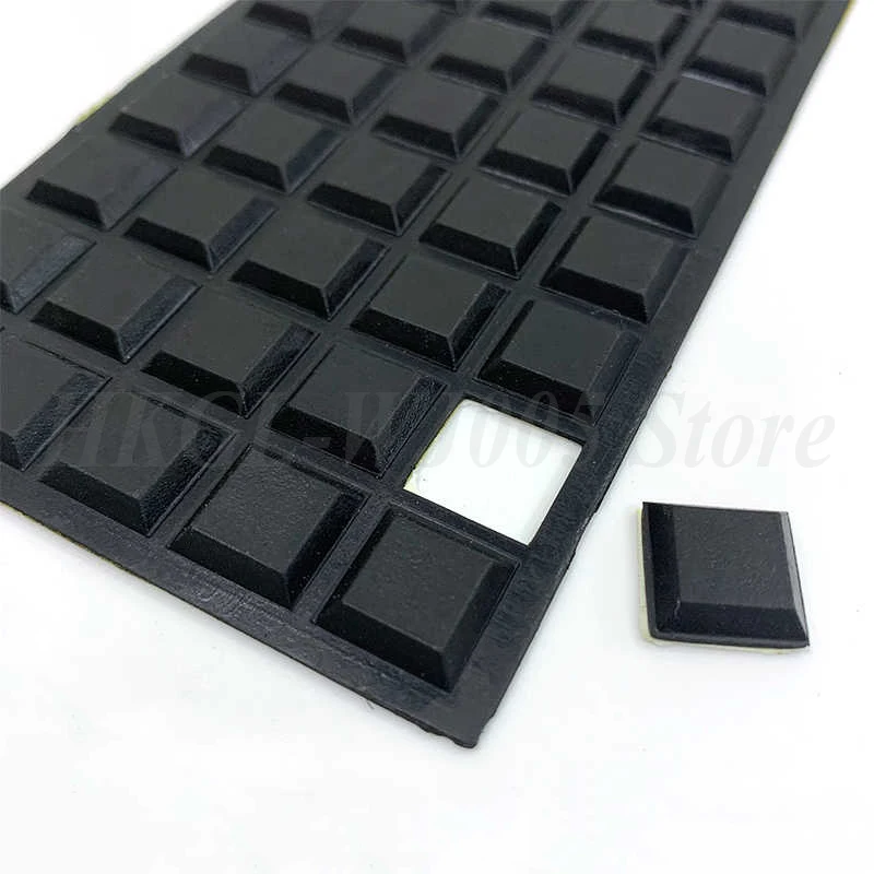 Self Adhesive Rubber Feet Furniture Leg Feet Protector Pad Round/Square Shock Absorber Feet Pad Leg Pad For Furniture/Equipment image 6