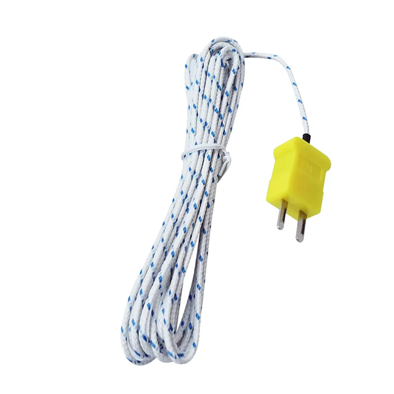 BABQ 10 Stück 3 Meter K Typ Mini-Stecker Thermoelement Temperaturfühler Sensor -50-350 ° C Temperature Sensing Line