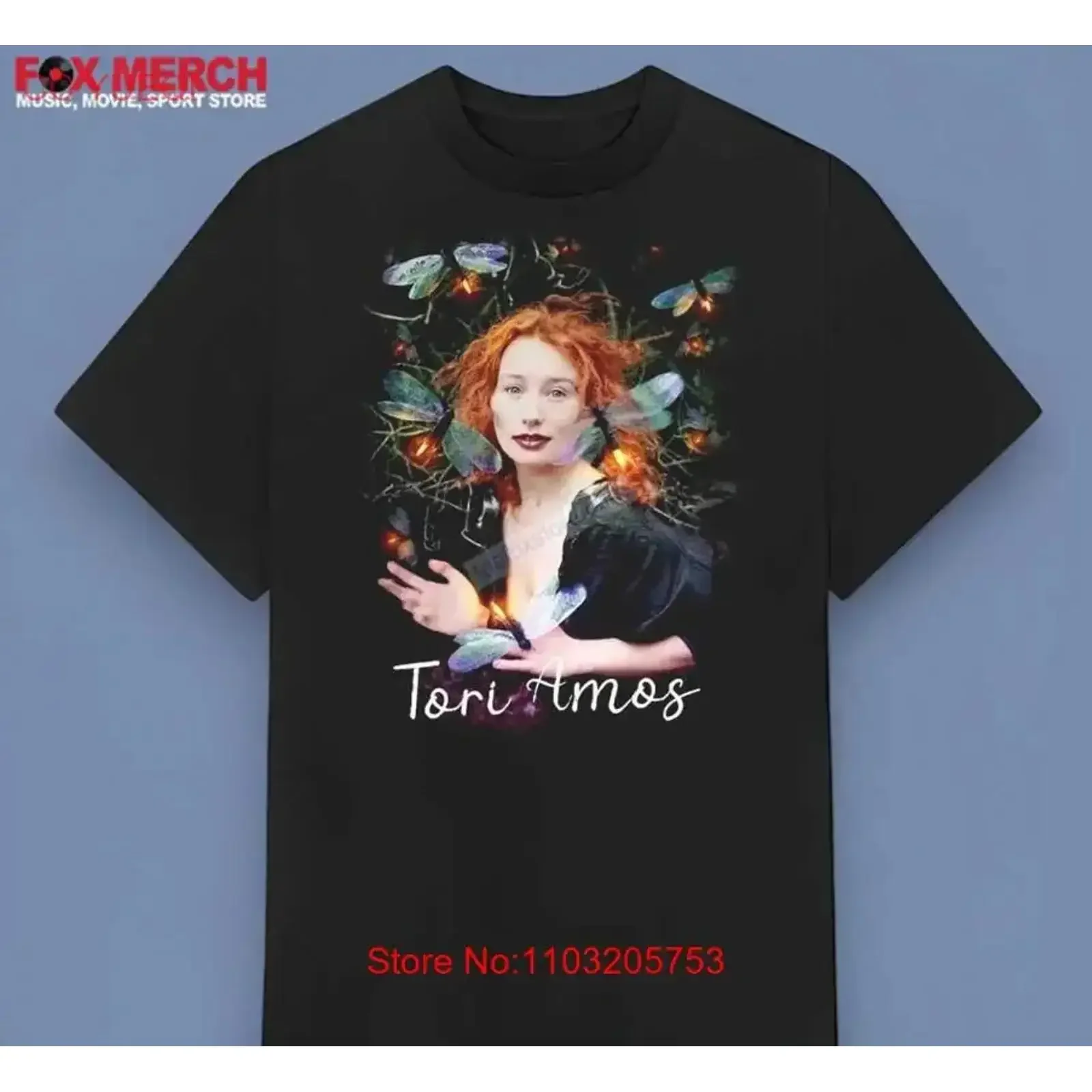 

Tori Amos Singer T Shirt Size S 5Xl vintage Washed Comfortable streetwear Stretched Top For Everyday Wear Versatile Soft