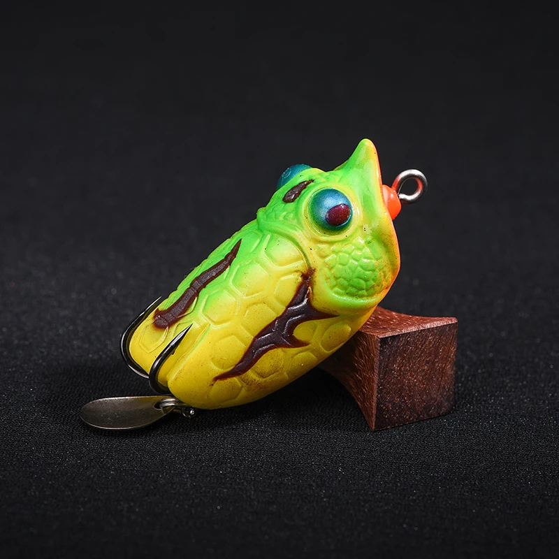 Factory direct frog lures soft rubber frog bait plastic fishing lures