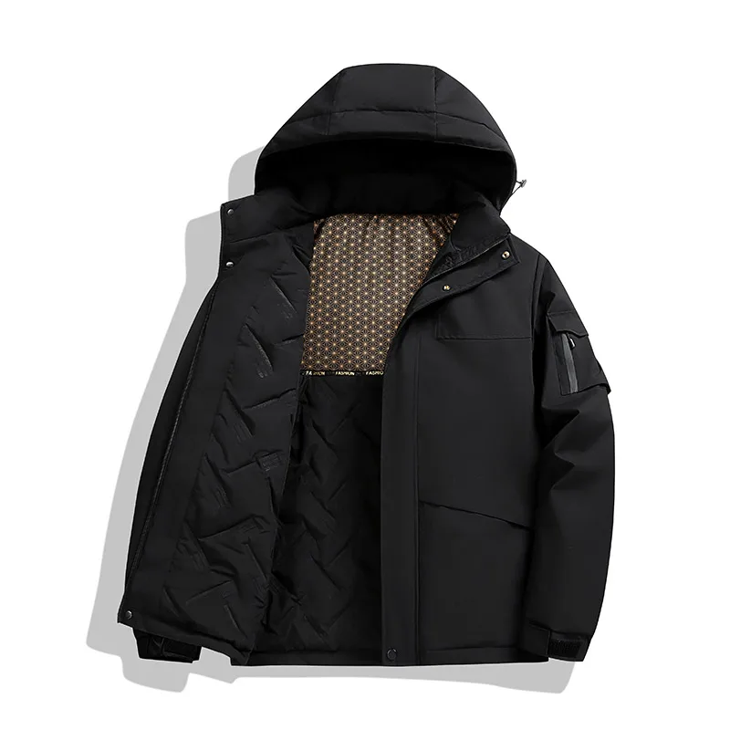 

Winter Graphene Cotton Coat Outdoor Classic Couple Fashion Cold-proof Warm Windbreaker Casual Waterproof Snow Jacket For Men