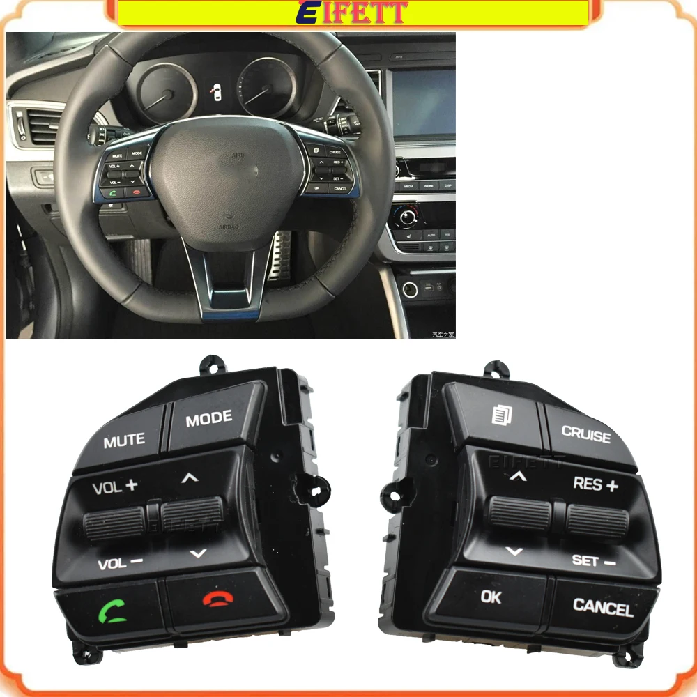 

96700-C1710 Переключатели на рулевом колесе высшего качества, кнопки круиз-контроля для Hyundai Sonata LF 1.6T 2016 2017 2018