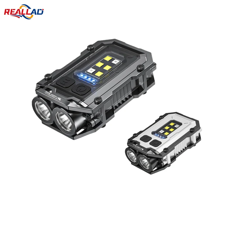 

Перезаряжаемый USB-фонарь с магнитом, сверхъяркий портативный фонарь для кемпинга, боковой COB-фонарь-брелок, аварийный светильник