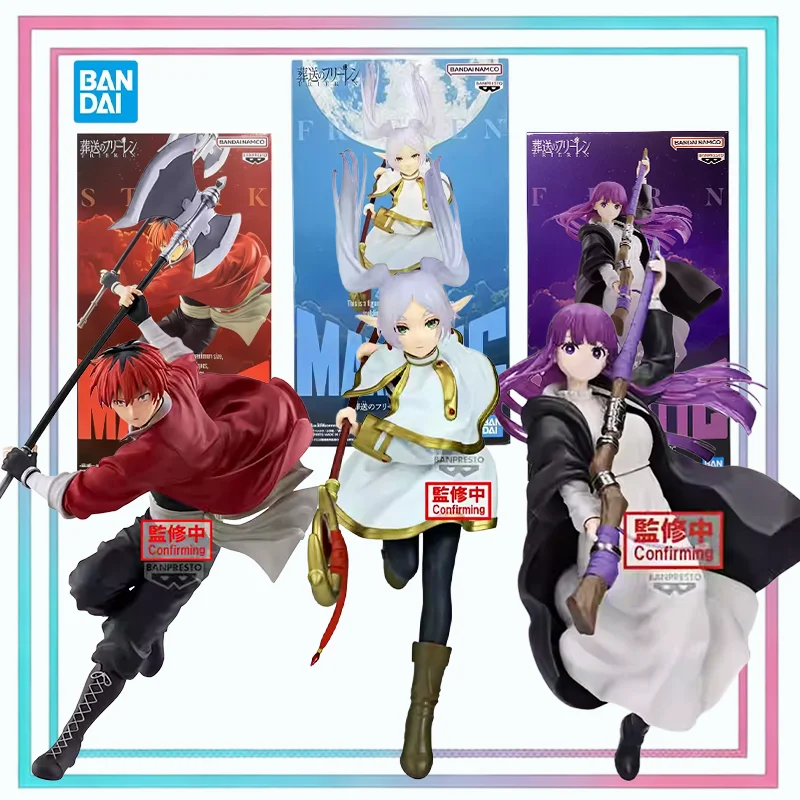 Bandai Original BANPRESTO MAXIMATIC FRIEREN FERN STARK Anime Action Figures Model Toys Gift for Boys Desk Decor