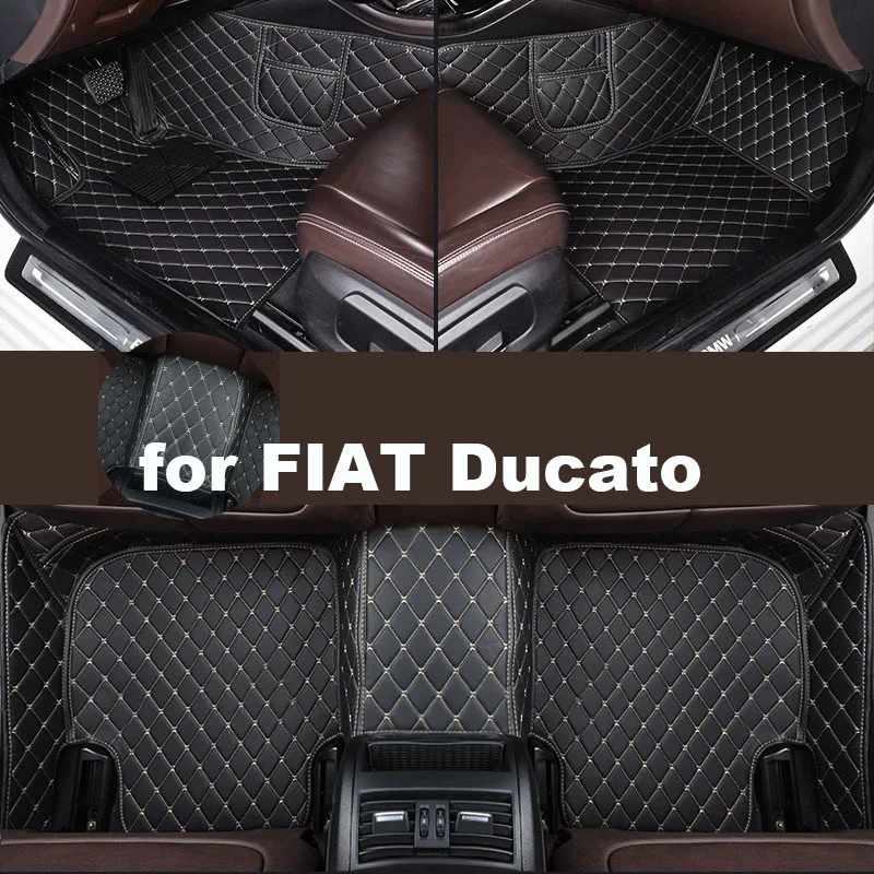 Autohome Auto-Fußmatten für FIAT Ducato 2017–2019, verbesserte Version, Fuß-Coche-Zubehör, Teppiche,