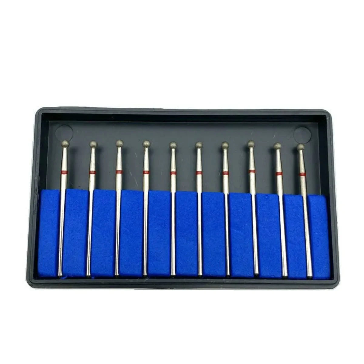 10pcs/box Dental Lab Diamond Grinding Bur Drill Dentals Polishing Burs Nail Drills Polish Bur FD30