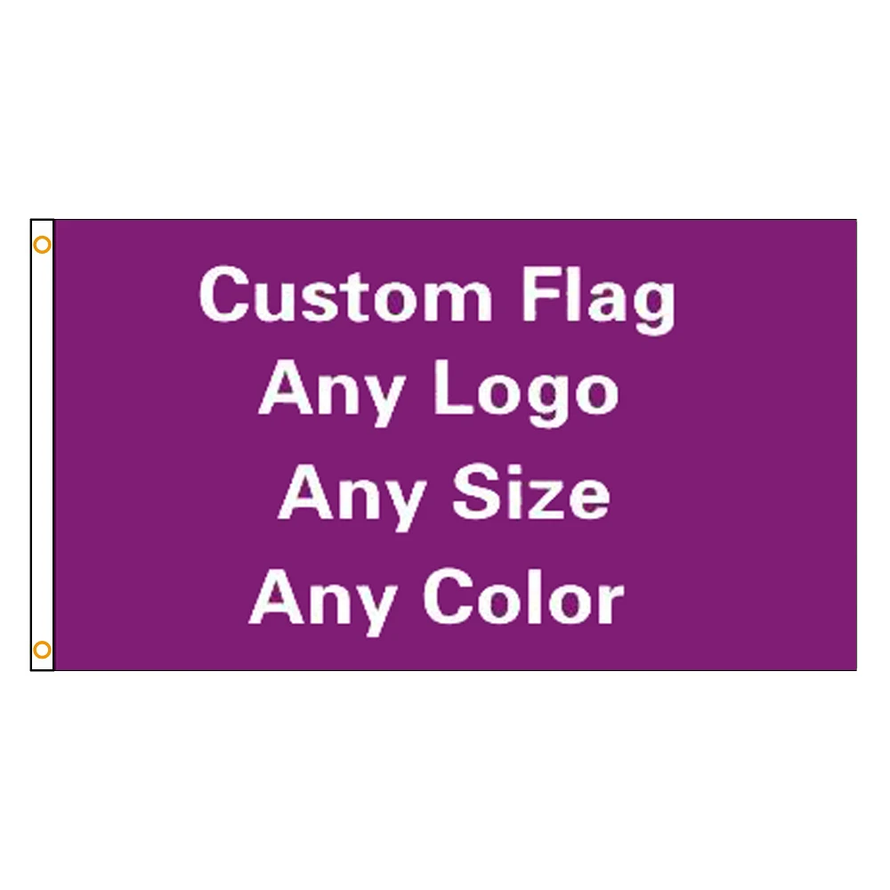 johnin 2x3ft 3x5ft 4x6ft custom print Flag banner