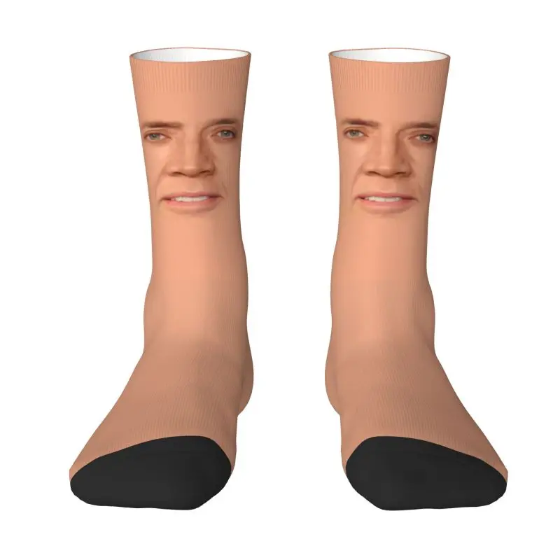 Calcetines con estampado 3D para hombre y mujer, medias cálidas, divertidas, deportivas, baloncesto, Meme, Nicolas Cage