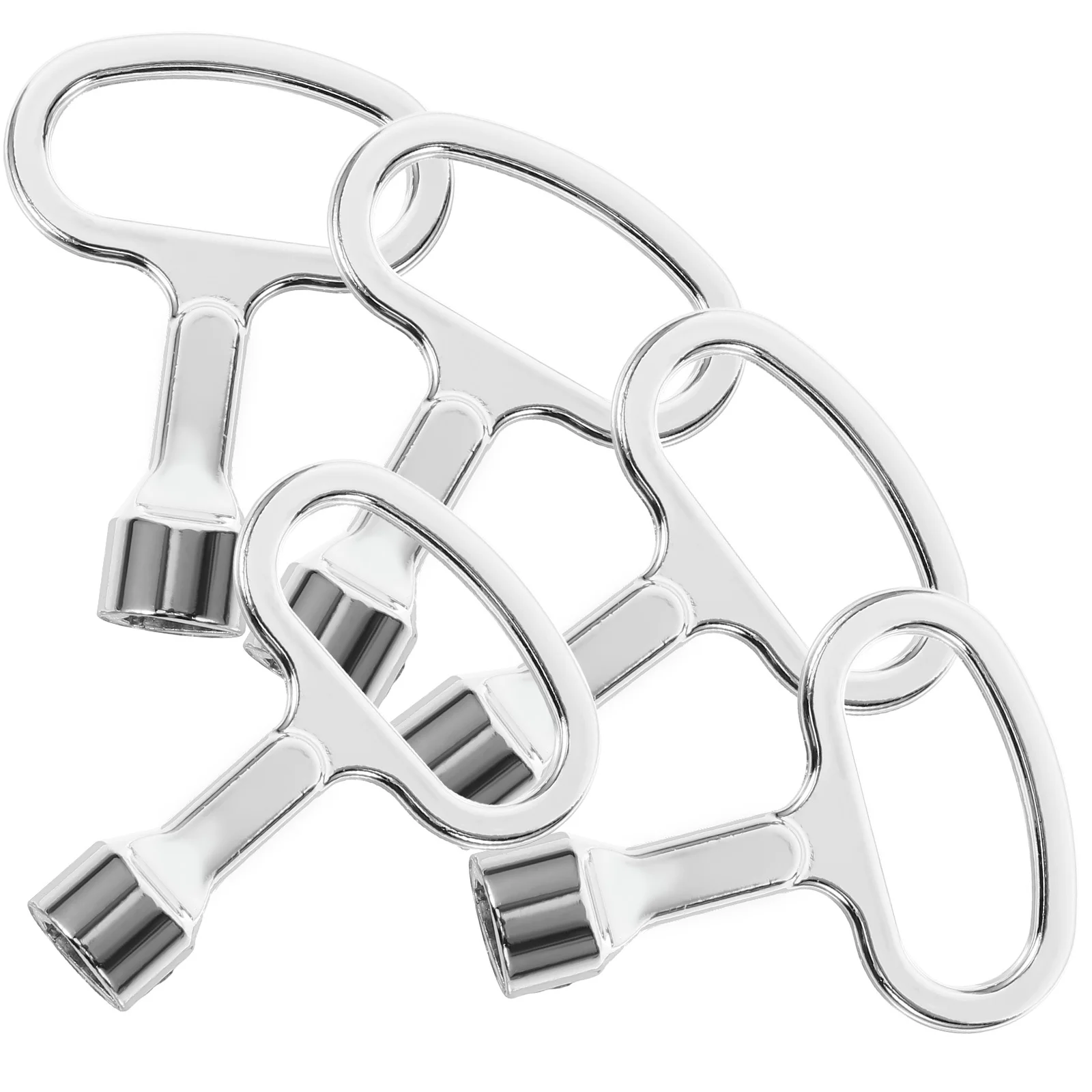 5 قطعة صندوق عداد المرافق الكهربائية مفتاح مثلث المبرد تنفيس الهواء مفتاح للمياه الغاز السباكة أدوات نزيف سبائك الألومنيوم