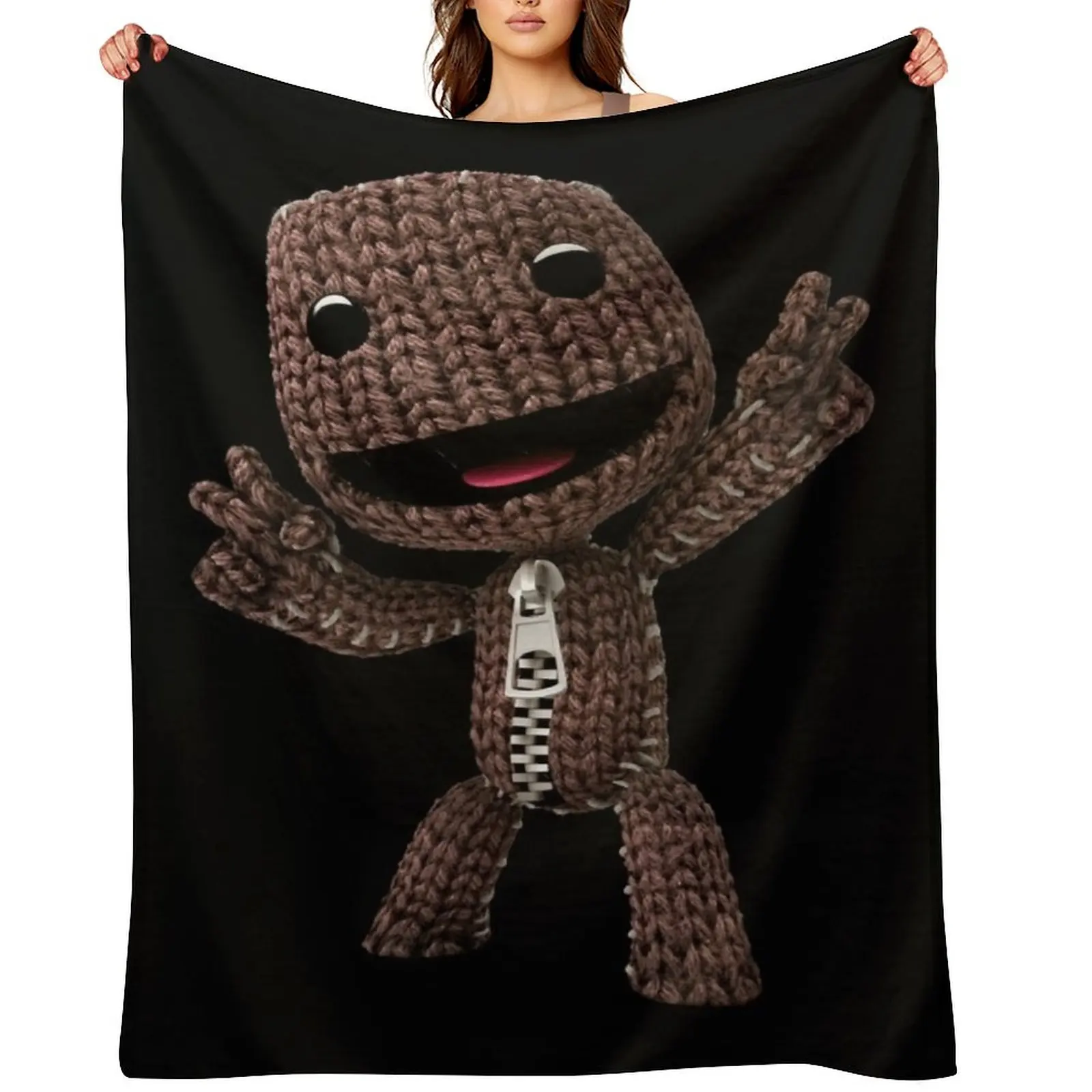 

LBP Sackboy Throw Blanket Blankets For Sofas wednesday Decorative Sofas Luxury St Blankets