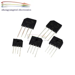 5pcs RS207 RS407 RS507 RS607 RS608 RS807 RS808 Bridge Rectifiers DIP-4