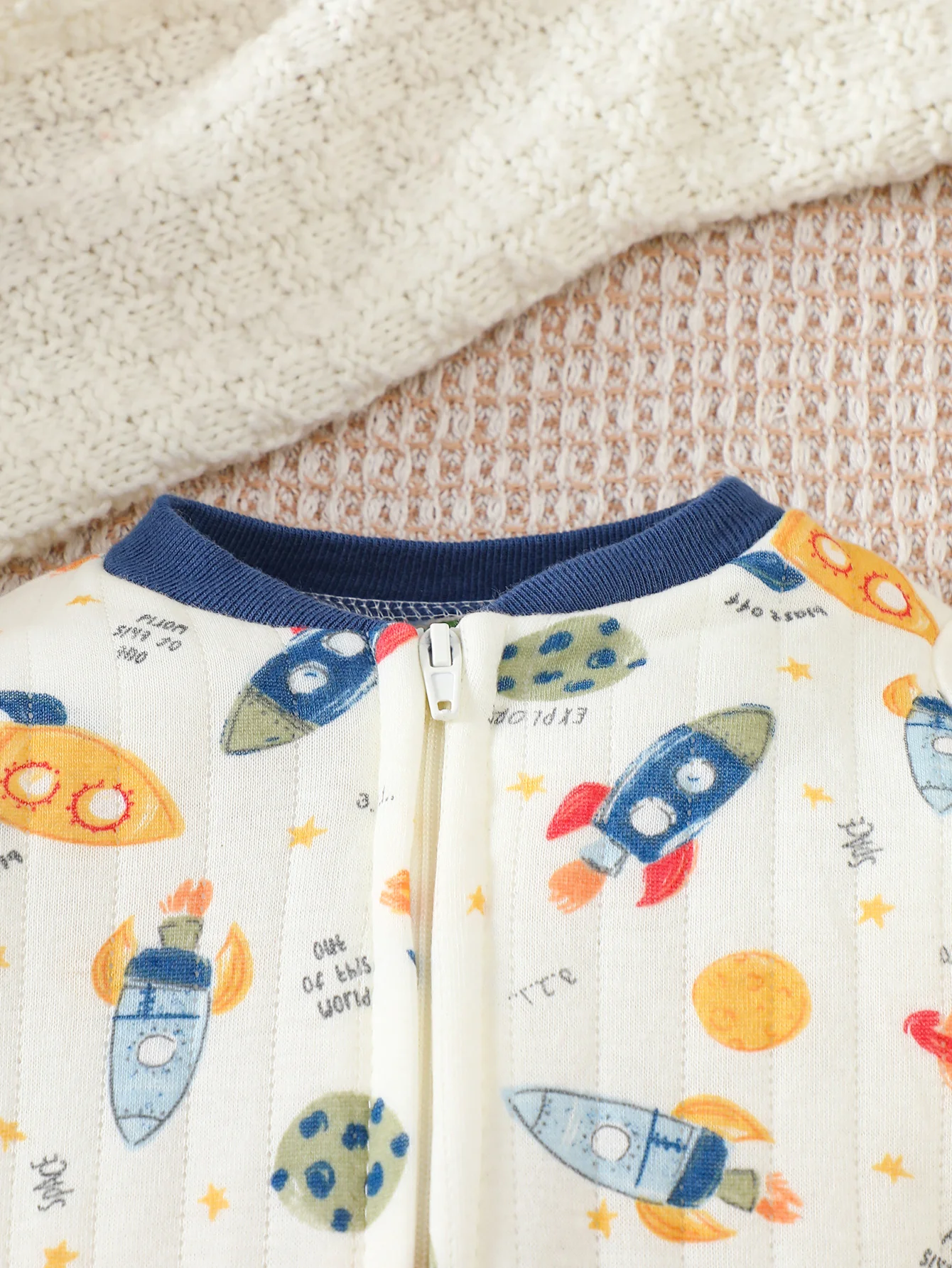 Newborn Infant Footed Romper L - Cotton Baby Onesies Zipper ulasan dan harga
