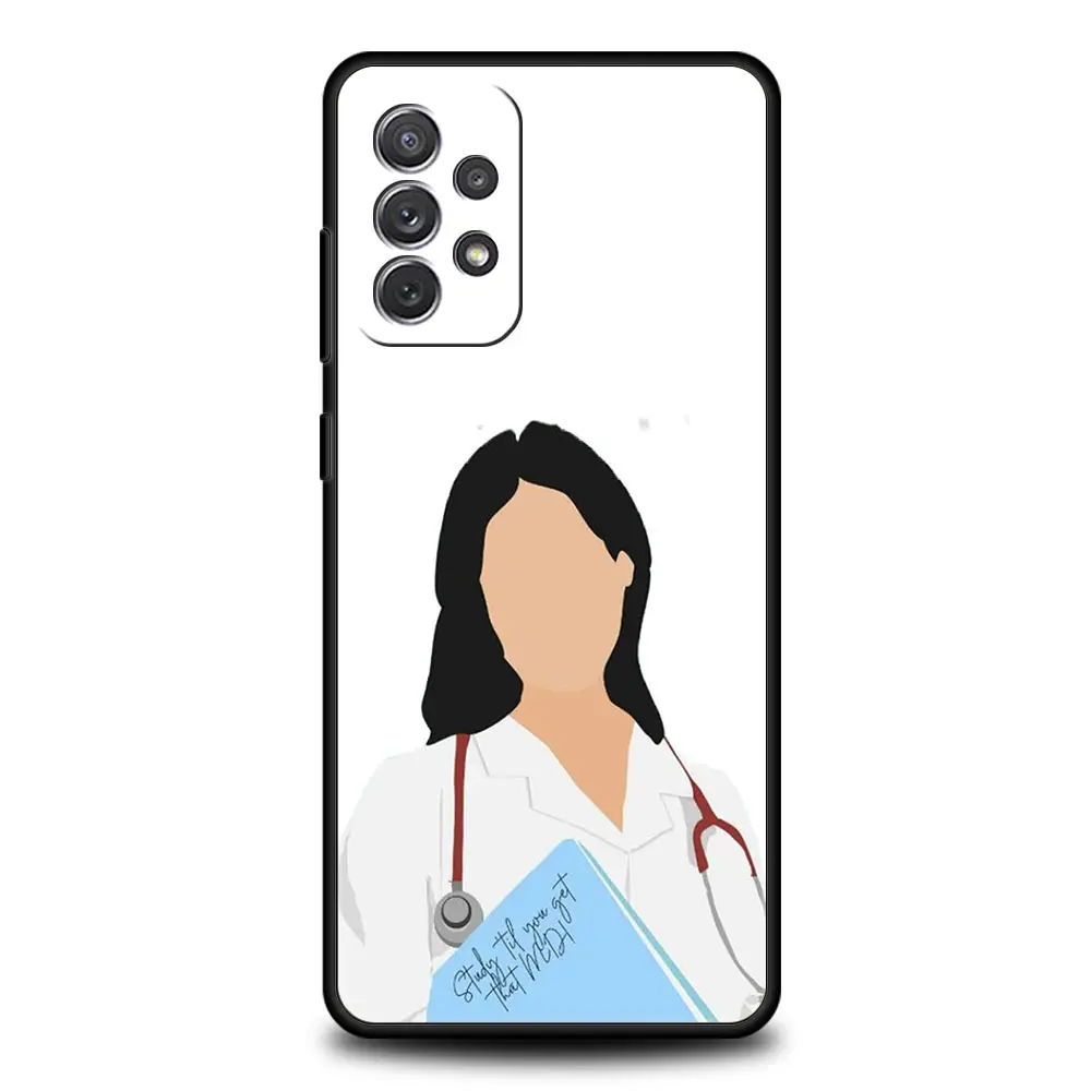 Phone Case For Samsung Galaxy A15 A13 A51 A71 A41 A31 A21S A03S A05 A35 A55 A23 A25 A33 A53 A73 5G Cover Doctor Nurse Medical