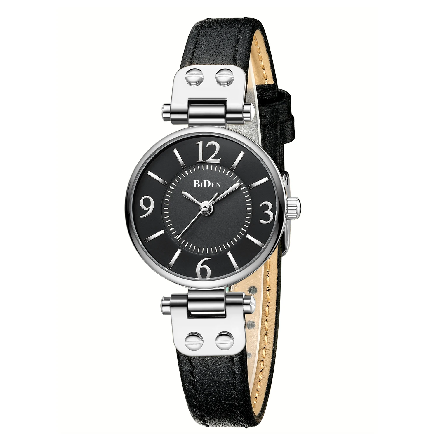 

biden Women's Watch Business Casual Light Luxury Fashion Waterproof Women's Watch Leather Strap
