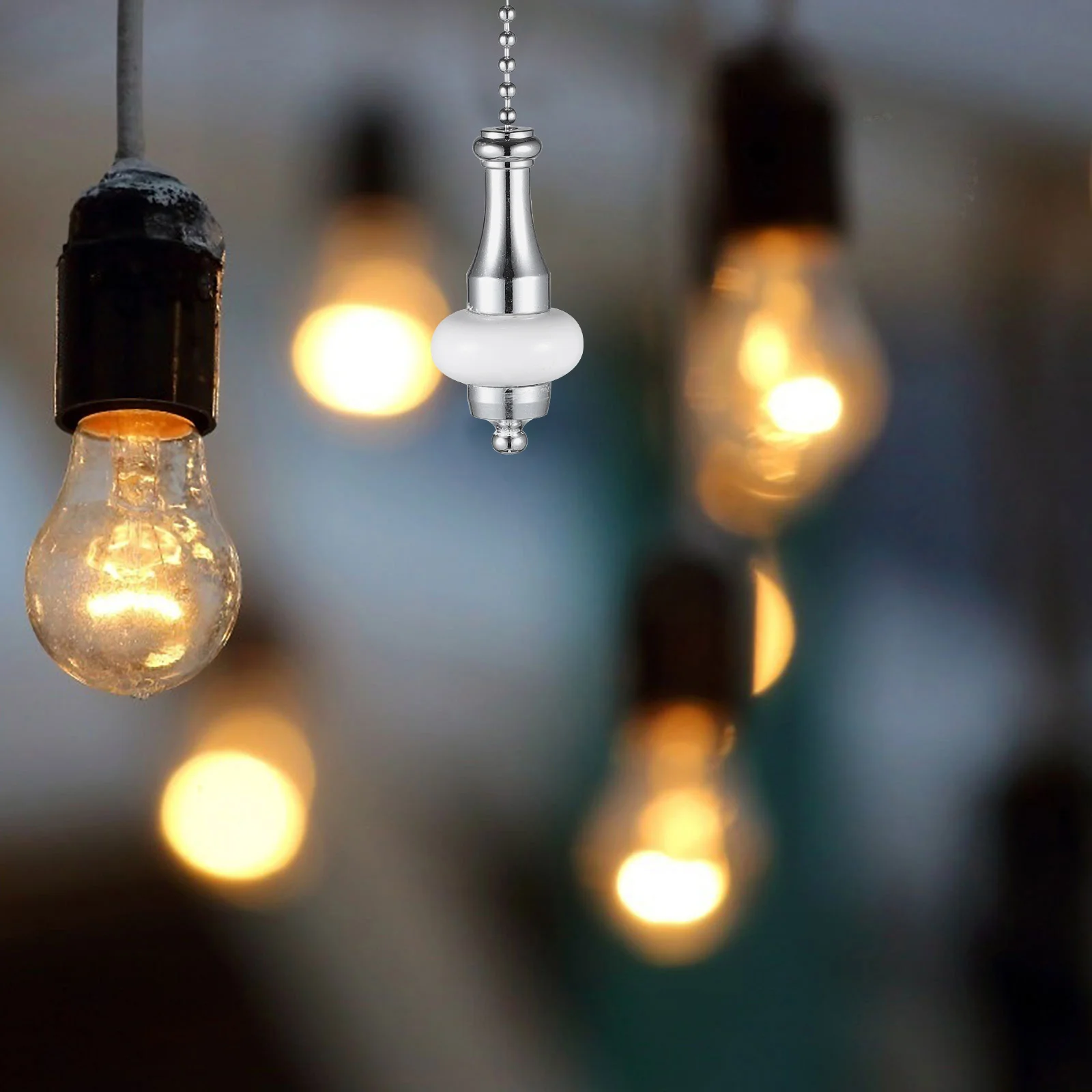 

2Pcs Chandelier Lighting Pendants Ceramic Metal Hanging Decorations for Home Furniture Bar Cafe Lamp Pendants Hanging Adornments