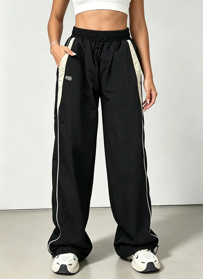 Women Baggy Harajuku Cargo Pants Streetwear Hip Hop Wide Leg Pant Parachute Sweatpants Techwear Joggers for Outdoor Workout Wear