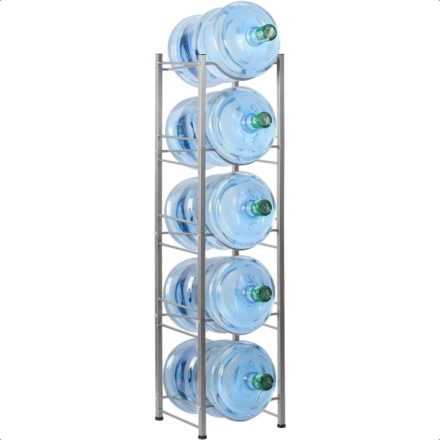 

Держатель кувшина для галлона воды, 5-ярусная сверхмощная стойка для бутылки с водой Sier