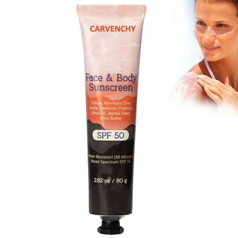 Skin Protecting SPF50+ Sun Sunscreen UV Protection Face Long-Lasting Face Sunscreen Non-Greasy Moisturizing Body Sun Cream