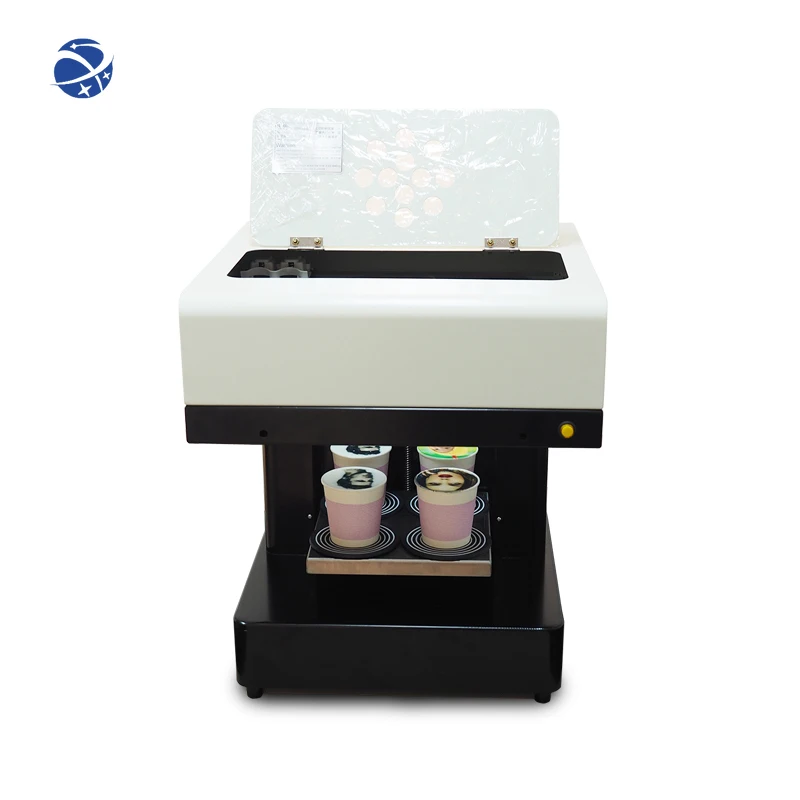 

Yunyi OCBESTJET Small Digital Coffee Drinks Printer print on Coffee Pizza Cakes Beer Cookie Edible Printer Printing Machine