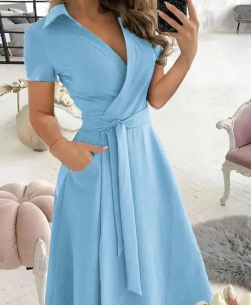 Regenbogen Gestreiften Druck Sommer Kleid Frauen Button Up Kurzarm Casual Vintage Shirt Langes Kleid Damen Elegante Maxi Kleider