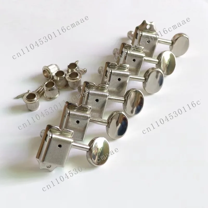 String Instrument Accessories 6 Straight Nickel Vintage ST Guitar Head for TL Guitars Fits 8mm/9mm Tuning Holes