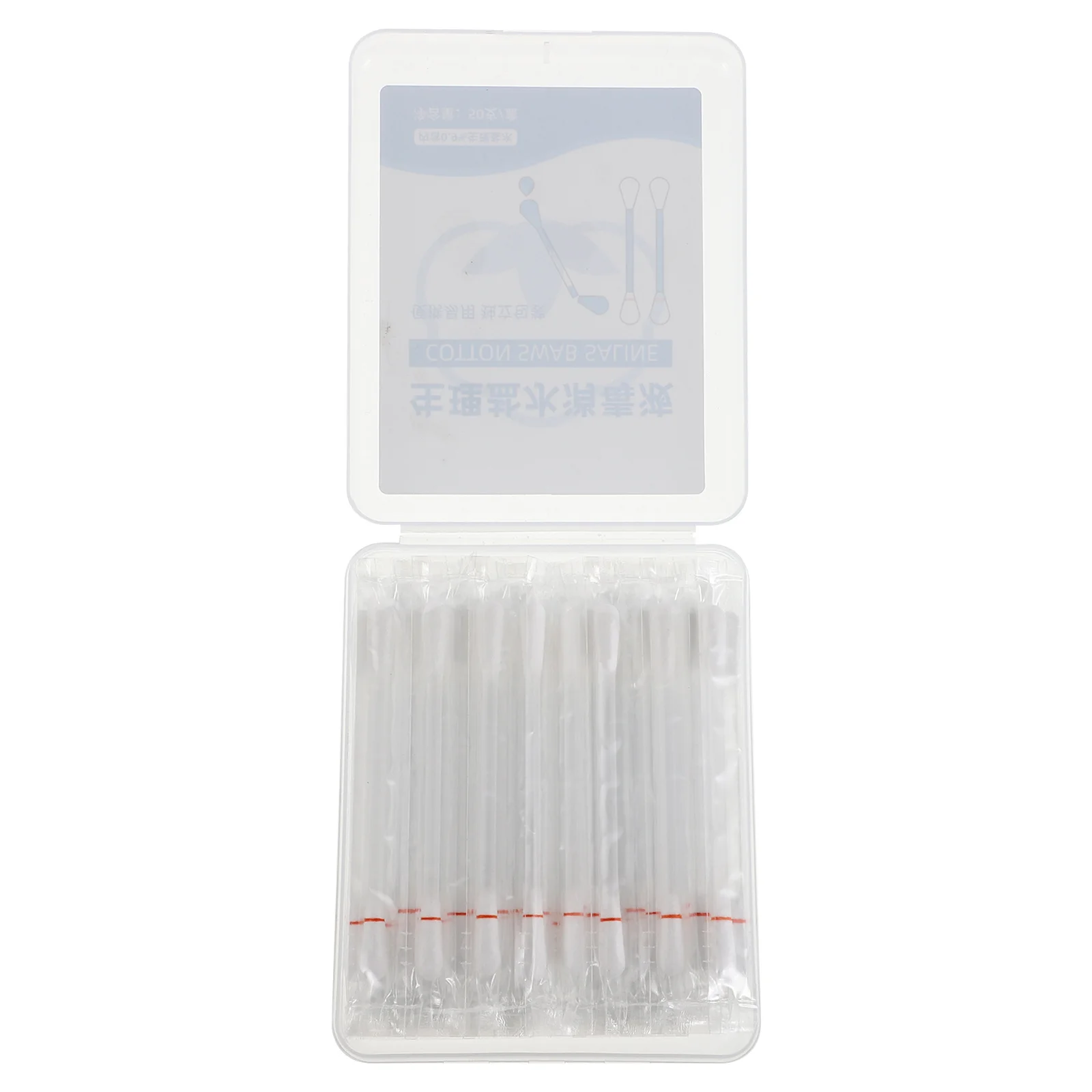 

Double Sided Cotton Swabs Normal Saline for Eye Nose Cleaning Disposable Travel Stick Cleaning Swabs Multipurpose Cotton Swab