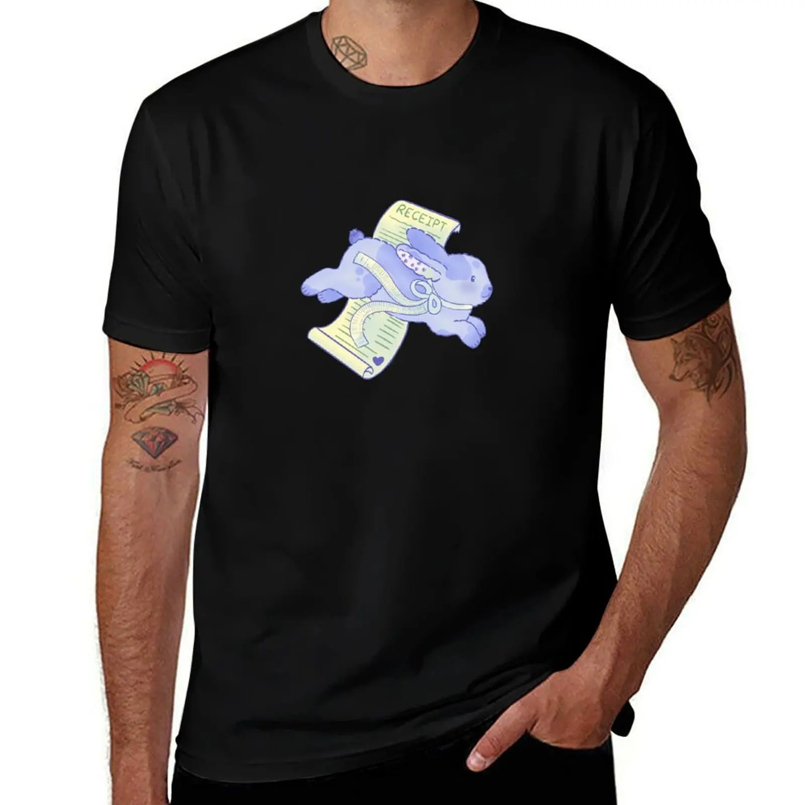 

Blueberry Bunny Receipt – Cute Kawaii Animal Design T-Shirt anime t shirts new edition new gifts and t-shirts Men's t-shirt