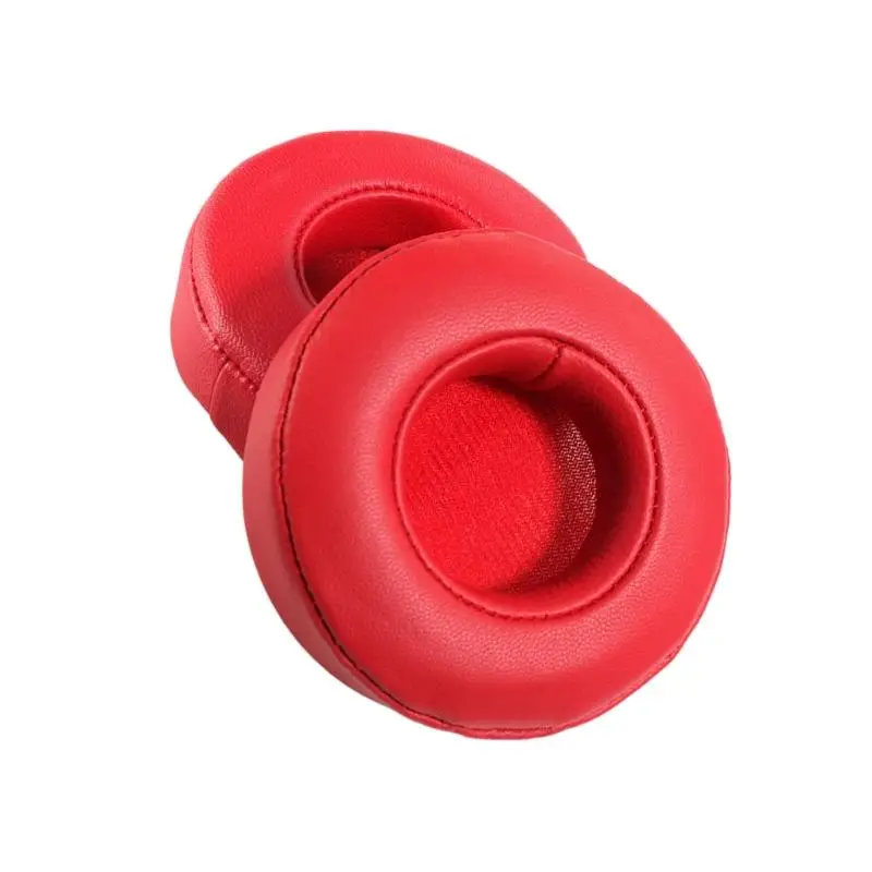 203A 1Pair Earpads Sheepskin Ear Pad Ear Cushions Cover Memory Foam Earmuffs for On Ear Headsets