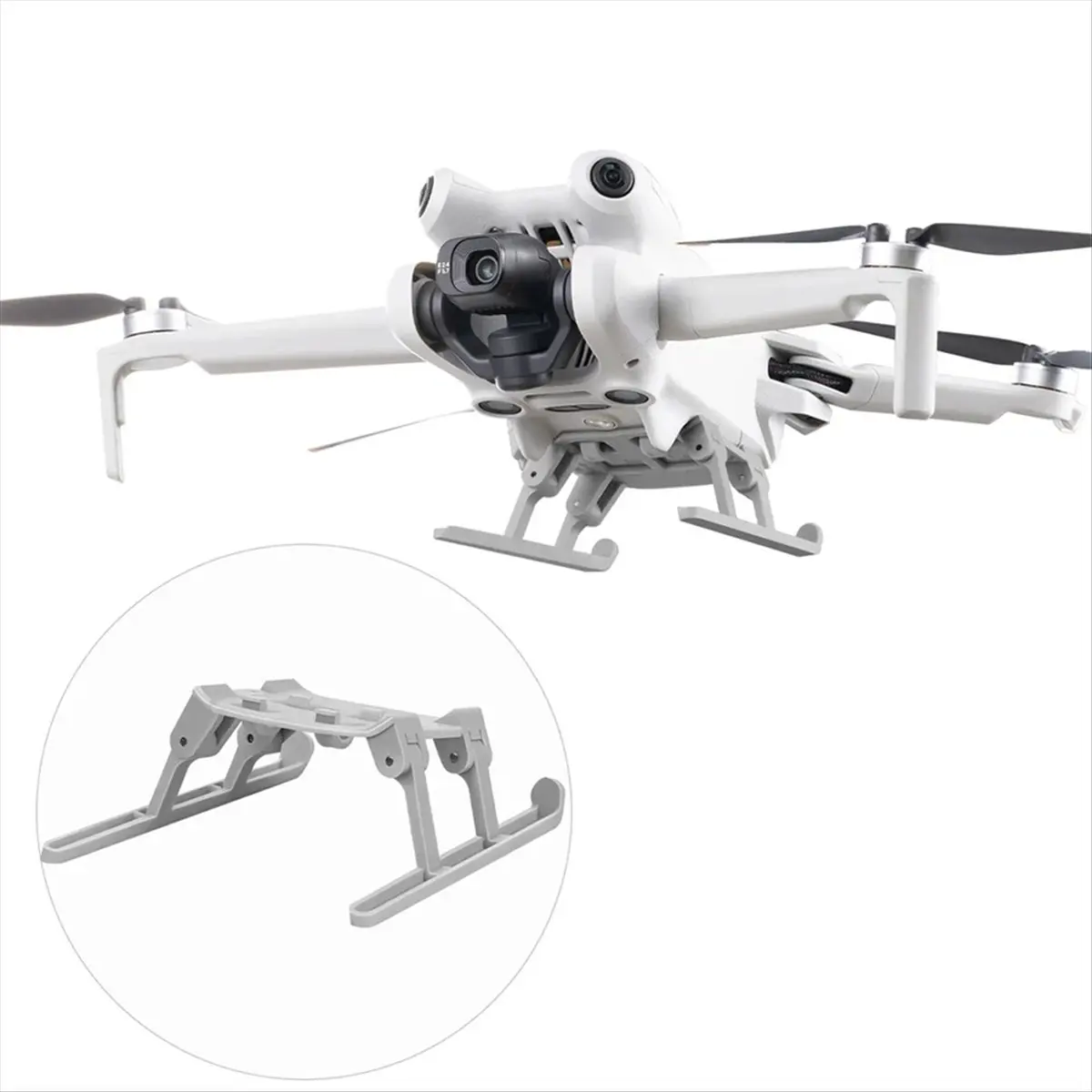 ABSF For DJI Mini 4 Pro Drone Landing Gear Support Leg Gimbal Camera Lens Heighten Anti-Collision Protect Bracket Drone