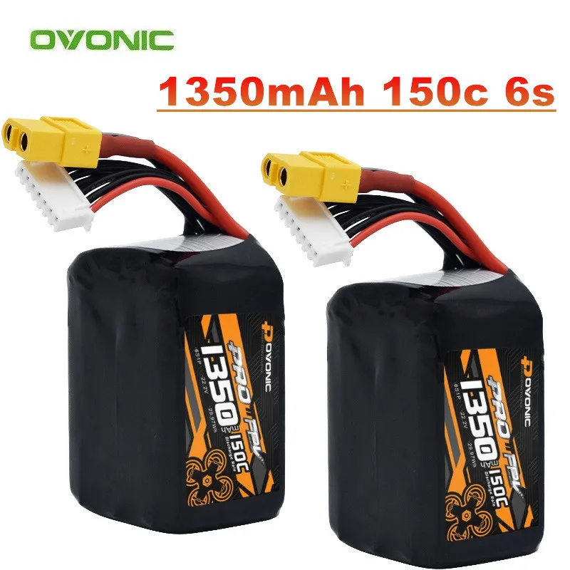 

6S 22.2V 1350mAh 150C Lipo Battery With XT60 Plug For RC Helicopter Quadcopter FPV Racing Drone Parts 22.2V Rechargeable BATTERY