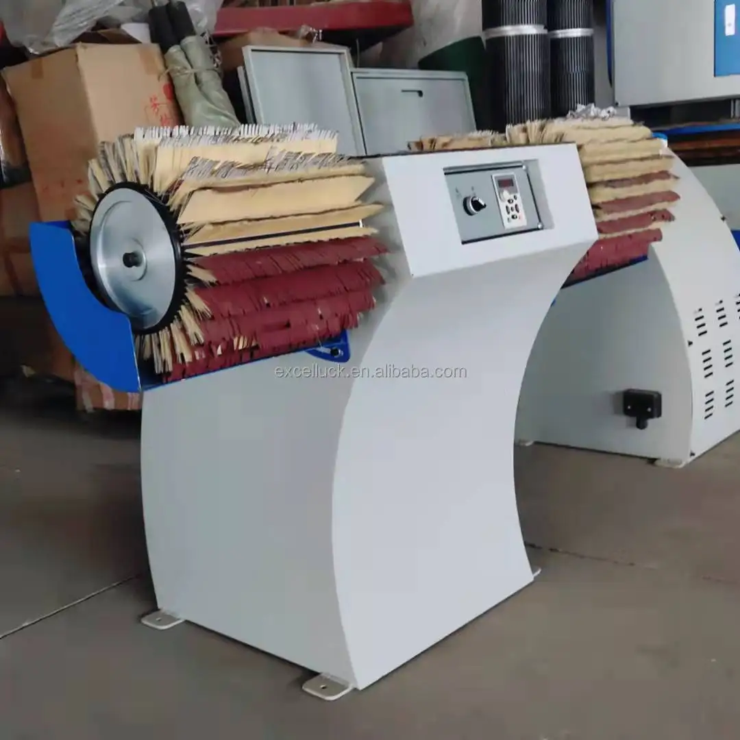 دليل صغير 2 فرشاة مزدوجة الرأس الأسطوانة ساندر النجارة طبلة مستديرة الملمع الرملي آلة تلميع لباب الخشب #5