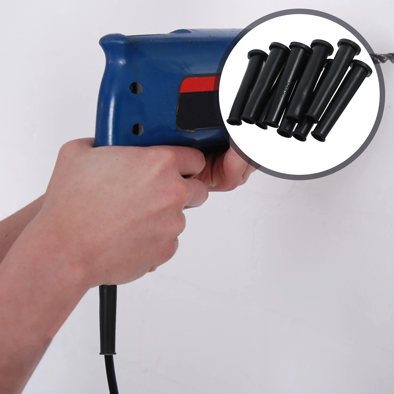 

20pcs Power Protector Sleeve Rubber Management For Computer Desk Cable Cord Protective Sleeve Organizer Cord Hider