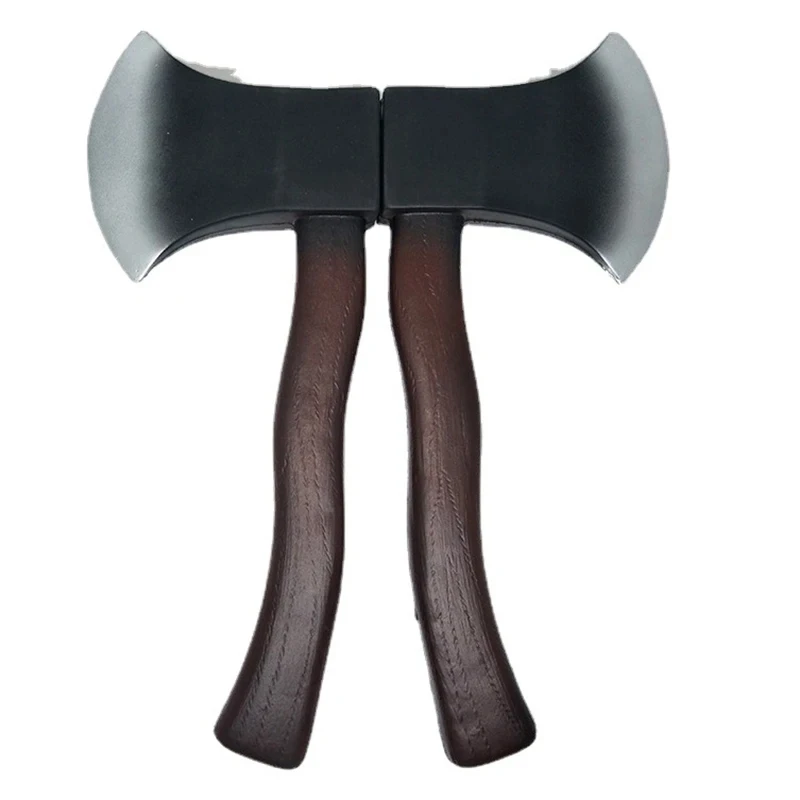 1:1 Cosplay Fire Axe Stage Prop toy Role Playing Cos Axe PU axe Model Kids Toy Puzzle Education 30cm