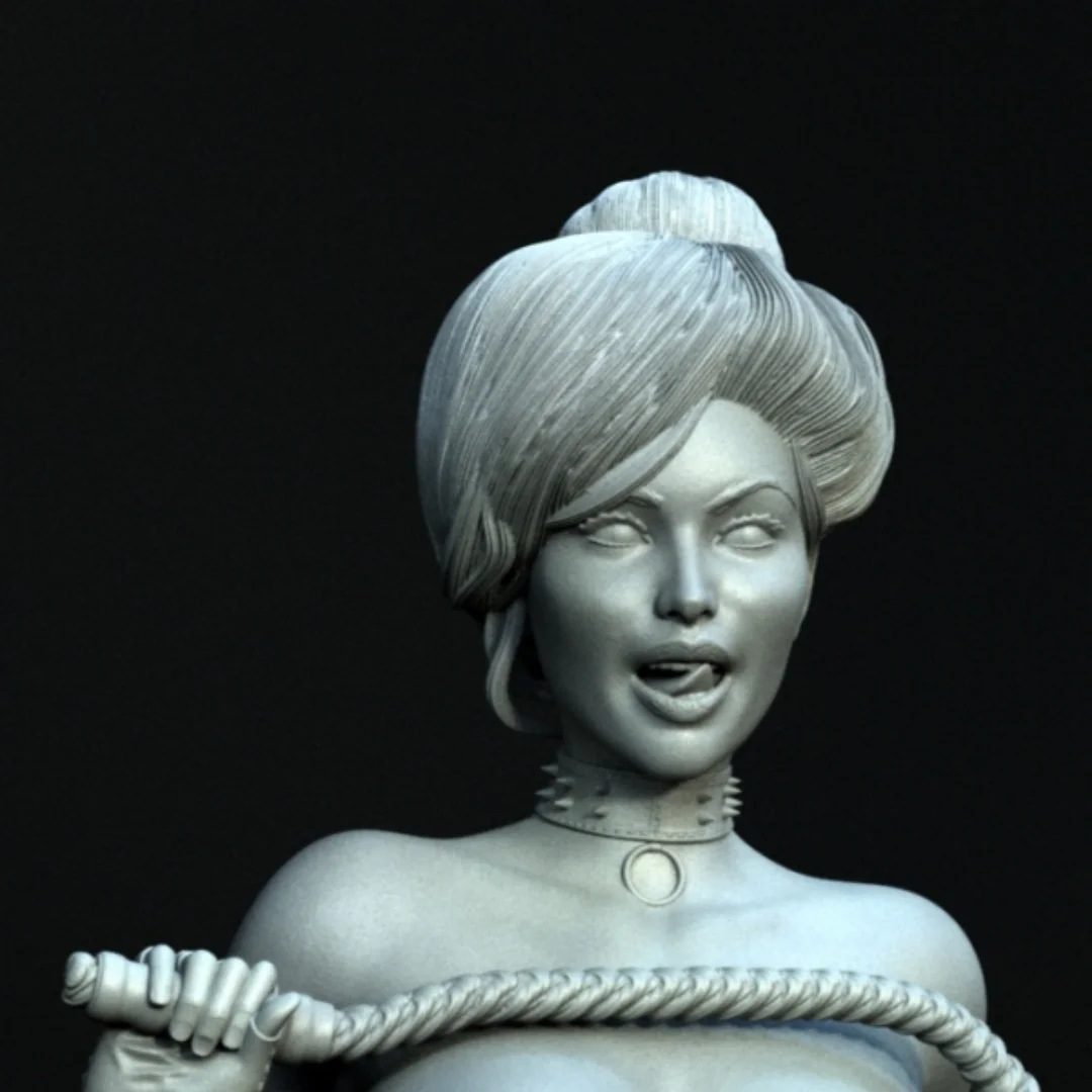 

1/24 Scale Resin Figure Whip trainer Nsfw Two version Assemble Model Kit Unassembled and Unpainted 3D printing DIY toy