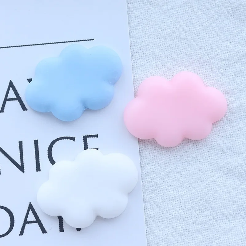 

5pcs Resin Cloud 3 Colors Fridge Manget Home Decoration Accessory DIY Photo Sticker Cute Refrigerator Magnets Decor