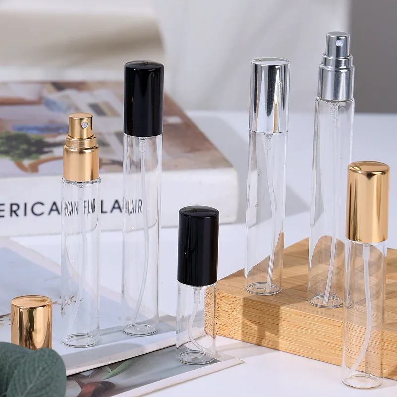 10-5PCS 5ML/10ML/15ML Nachfüllbare Tragbare Glas Parfüm Flasche Leere Kosmetik Flasche probe Reagenzglas Reise Kosmetische Werkzeug Set – Detail 4